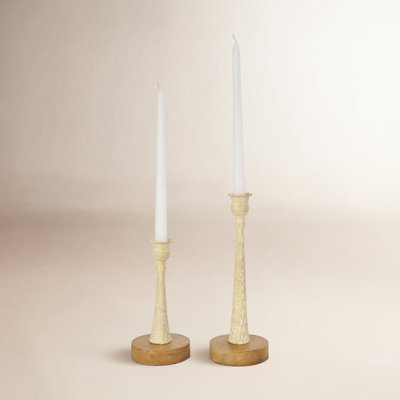 Alia Aluminum Pillar Candle Holder