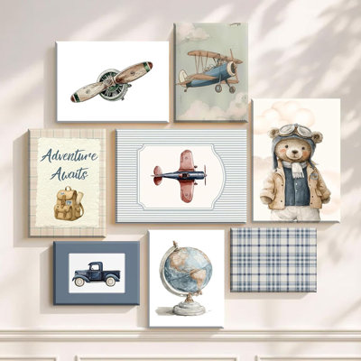 6 Piece Wrapped Canvas Wall Art