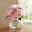 Arrangement de pivoines artificielles en soie et soie rose MilleLoom - Pivoines artificielles dans un vase en verre-1897917362-1897917363