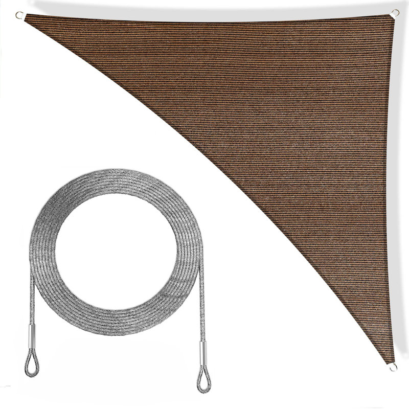 Triangle Shade Sail, Brown, 12ft. x 12ft.