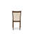 9 Piece Dining Table Set Includes a Rectangle Wooden Table with Removable Leaf and 8 Light Beige Linen Fabric Upholstered Chairs, Antique Walnut-677213870-677213869