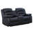 Cheatom 2-Piece Classic Soft Faux Leather Manual Recliner Living Room Set With Hidden Cup Holders