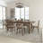 Aylar Rustic Folding Farm Table Set with Cross Back Chairs and Cushions-88932466-15992614