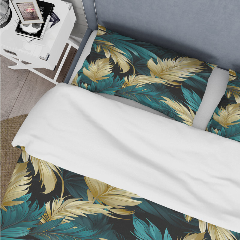 Literie Palm Breeze, Housse de couette simple + 1 taie décorative stan