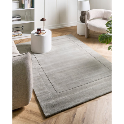 Rectangle 160 cm x 230 cm Wool Hand Tufted Area Rug