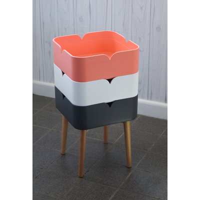 Tray Top End Table with Storage