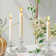 8 Pcs Set Include Taper Candle Holders And Stripe Candle Holders,Two Style