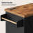 Mayrani 43" Rolling  Kitchen Island with Storage and Power Outlet-270499878