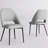 Modern Upholstered Dining Chairs 20" Wide Leather Side Chair with High Back-72357469