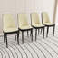 Ensemble de 4 chaises de salle à manger rembourrées
