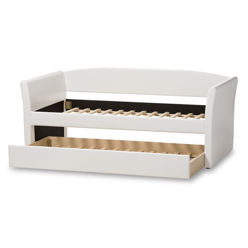 Angeles Upholstered Daybed, White