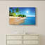 «Coastal Beach Palm Trees on Tropical Beach», art sur toile-101091353-101091351