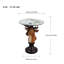 Table d'appoint avec tête de cerf et table d'appoint