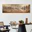 "Passages", art mural en bois peint à la main