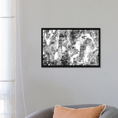 «Black and White Abstract III», impression sur toile