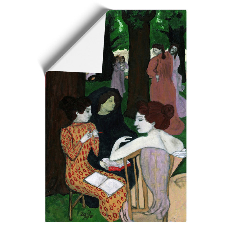 The Muses by Maurice Denis - No Frame Painting, 30cm H x 21cm W x 0.1cm D