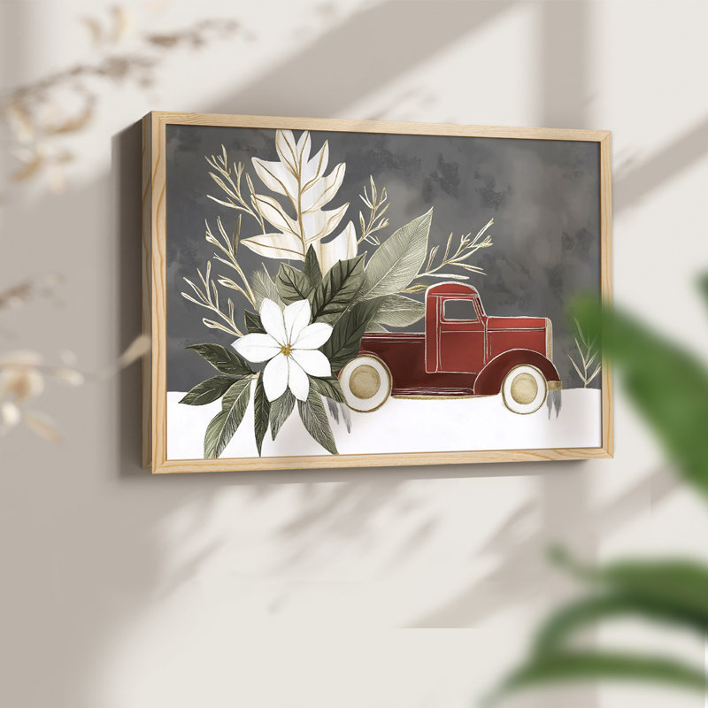 Art de Noël - CCXLVI - Reproduction encadrée - Restickable, H 8 po x l 10 po, Naturel