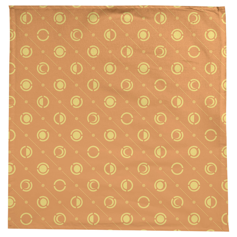 Nappe des phases de lune classiques, Orange/jaune
