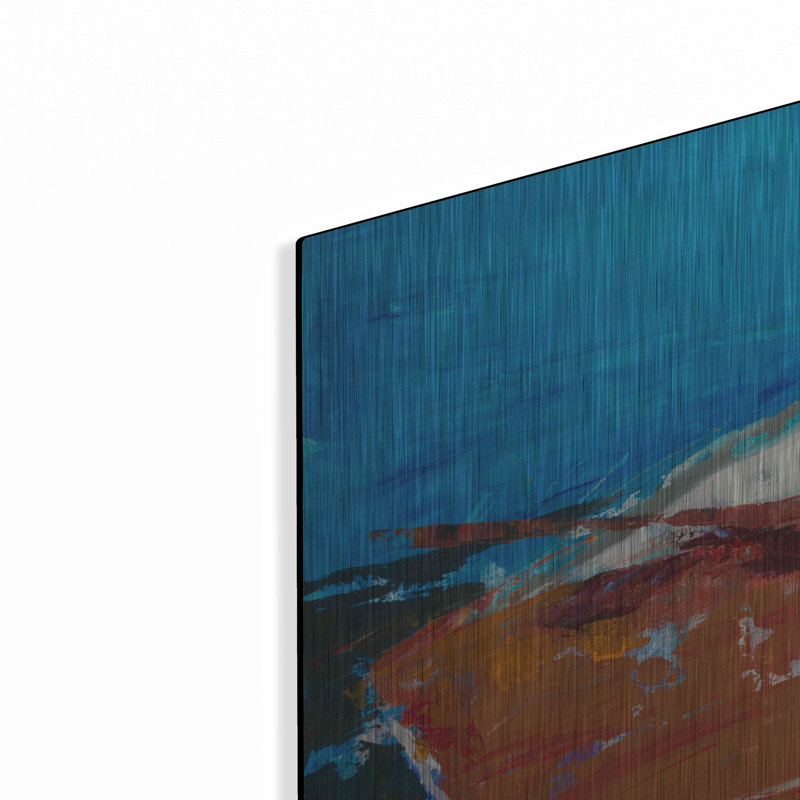 Breakwater Bay «Row, Row» par Beth Forst, art mural en métal, H 24 po x l 36 po