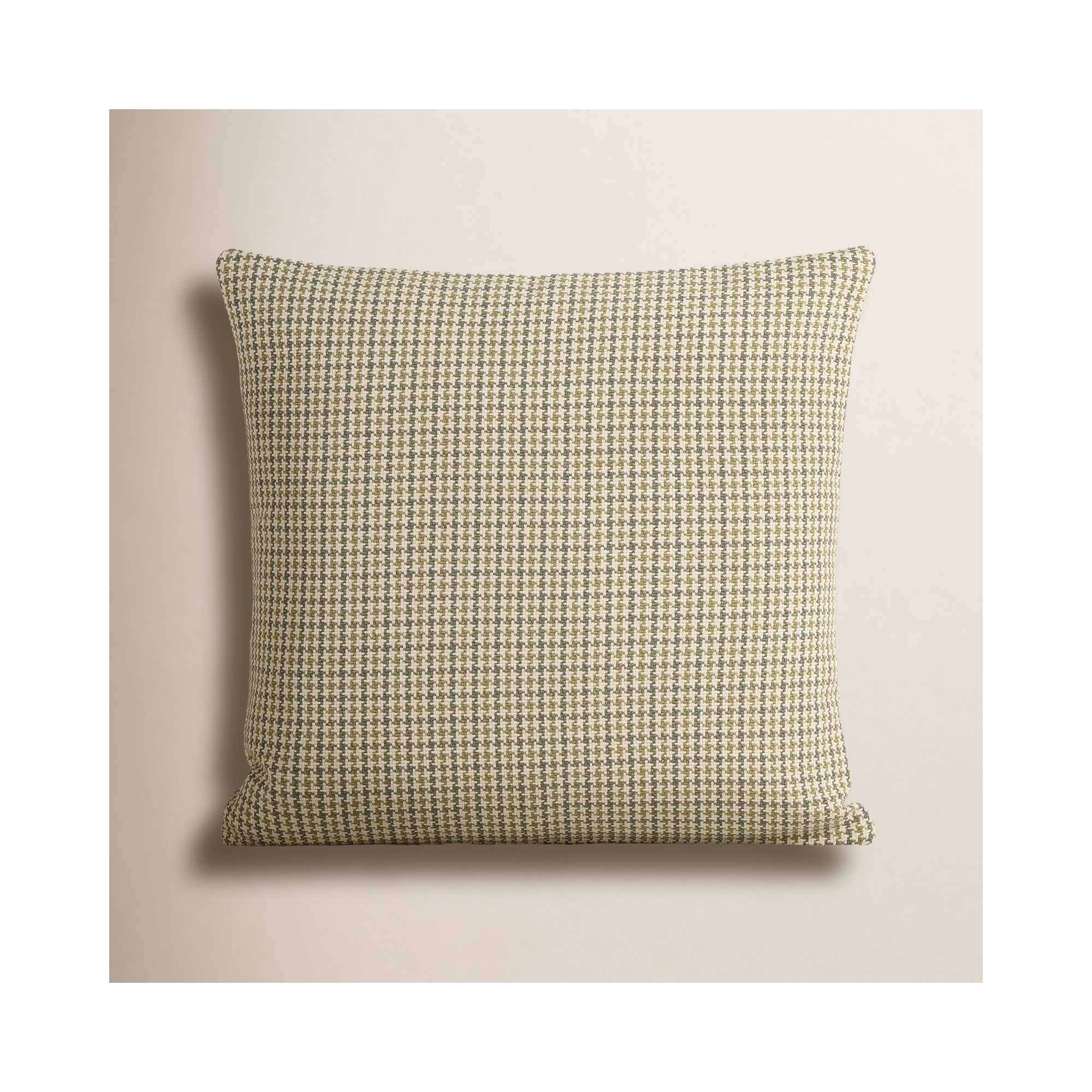 Hansah Pillow, Fern Geometric 1, Square 20", Feather