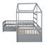 Lit plateforme simple avec trois tiroirs de rangement