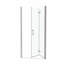 Porte de douche en verre trempé pivotant 1/4 "Universal - 1 3/8" réglable, ouverture / fermeture 36 000 fois, fonction lisse, fuite, unité en alliage d'aluminium avec fonction d'ouverture / fermeture vérifiée, fonctionnement,-124250220