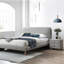 Table de chevet 2 tiroirs Grey Boucle