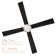 Santorini Smart 4-Blade 52in Ceiling Fan 2700K-6000K CCT Selectable LED Light Kit with Remote Control in Brushed Nickel with Reversible Blades Weathered Wood or Ebony Works With iOS or Android App
