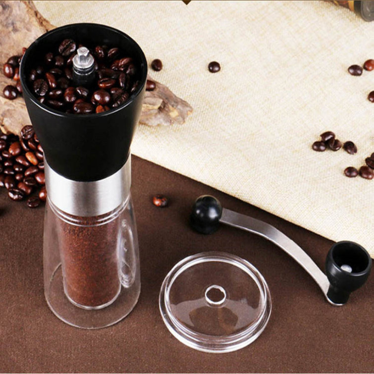 SC0GO Glass Manual Burr Coffee Grinder
