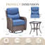 Deb 3-Piece Outdoor Conversation Set with Wicker Swivel Rocking Chairs and Side Table-1112917705-1112917706