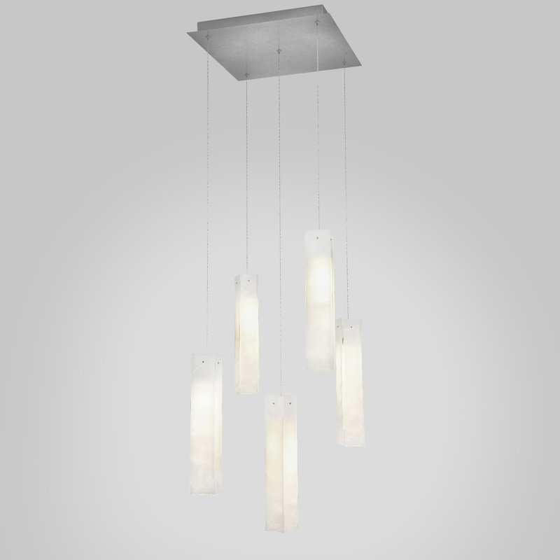 5 - Light Cluster Pendant, White