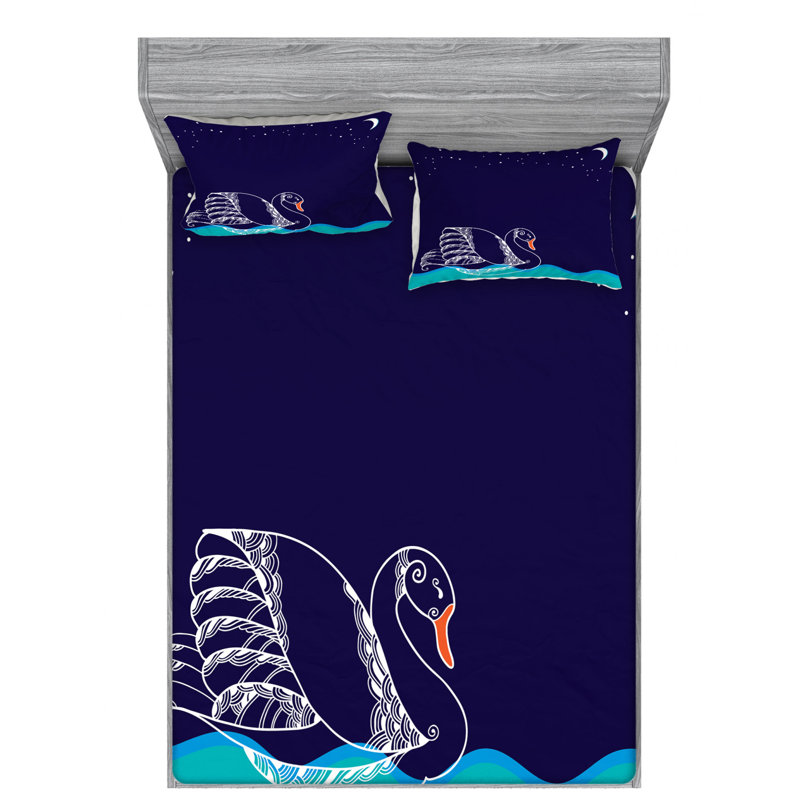 Microfiber Sheet Set, Full Sheet Set with Fitted Sheet