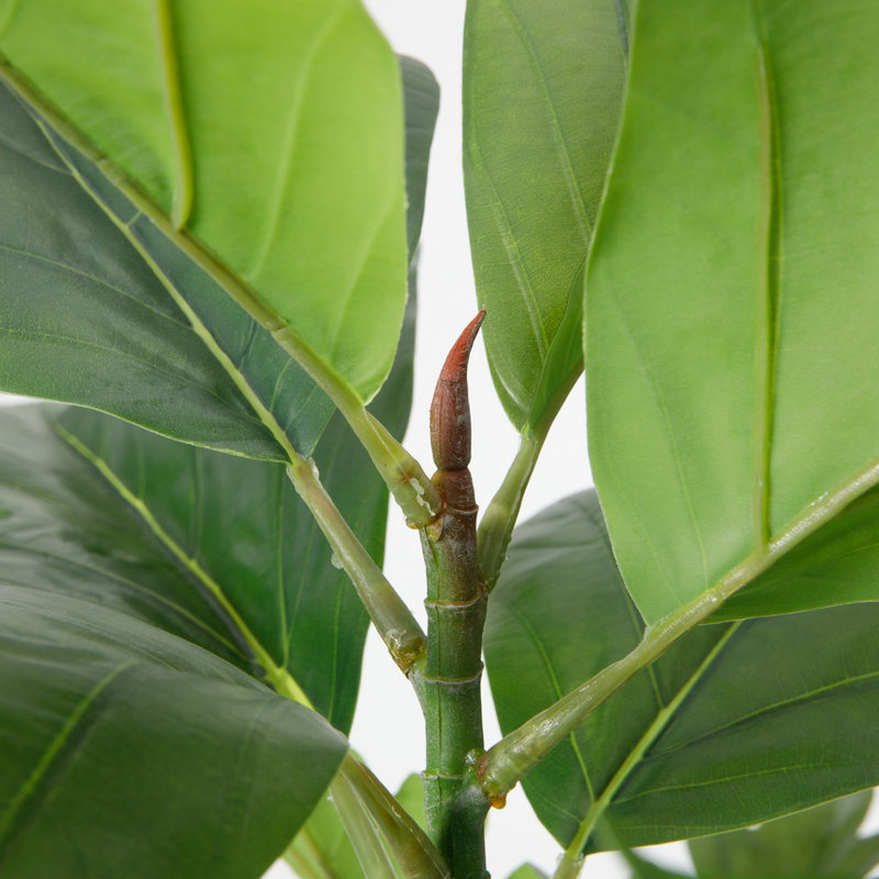 Arbre à violon artificiel rétro 82,5 po Roemer en pot - parfait pour une utilisation intérieure et extérieure