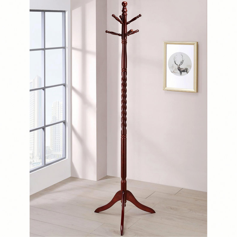 Entryway Coat Rack for Hanging Jackets, Hats, Purses