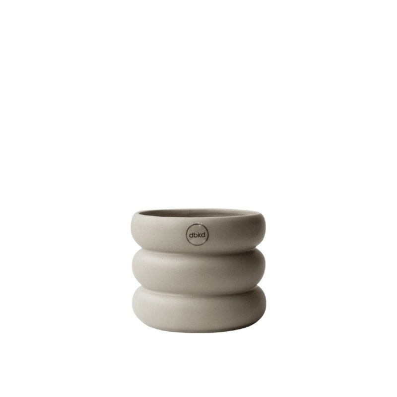 Vase de table en céramique Olisa, H 3,94 po x l 3,94 po x P 3,94 po