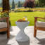 Table d'appoint d'extérieur en béton