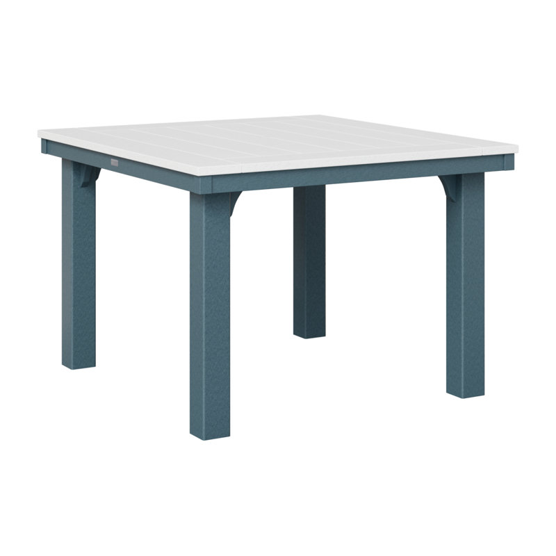 Homestead Outdoor Square Dining Table, Slate, Coastal Gray