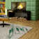 12' Green Indoor Polarized Extension Power Cord With 9-Outlets