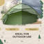 Single Person Folding Camping Tent Cot - Elevated Outdoor Sleeping Bed Combo With Carry Bag For Hiking And Travel | Gift Idea