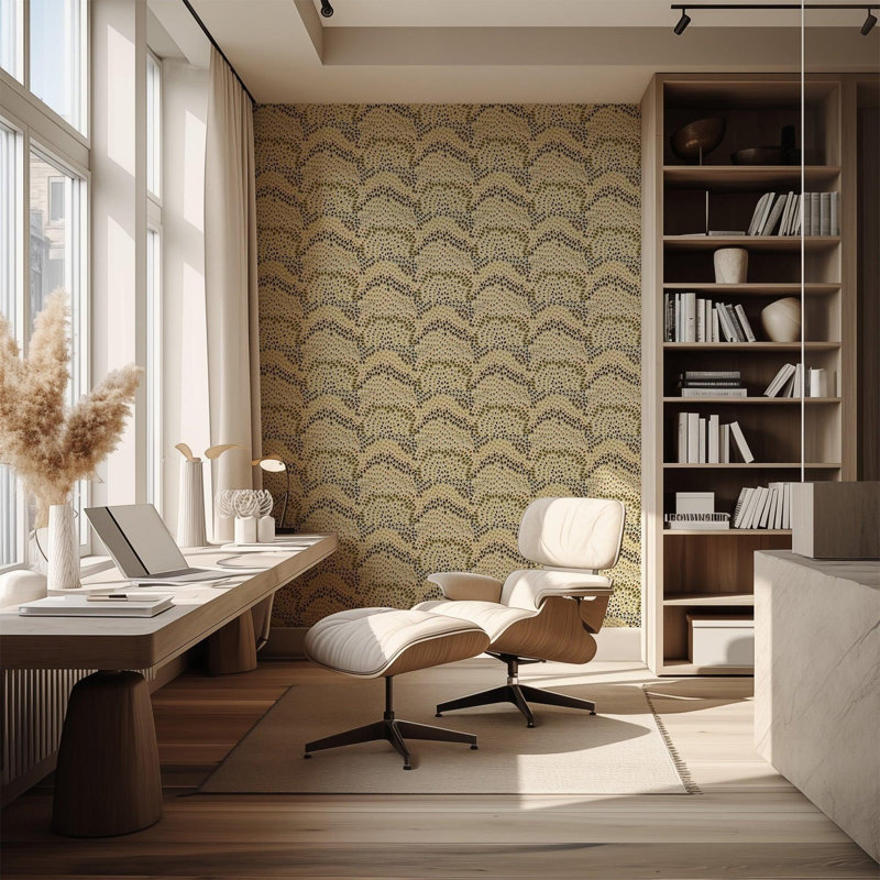 Jandaya Wallpaper, Sencha, Peel & Stick, Self-adhesive