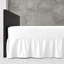 Premium Cotton Blend Plain Dyed Valance Sheet | Soft Durable and Breathable Luxury Bed Sheet for Ultimate Comfort-35991540-35991566