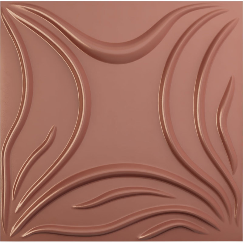 Savannah EnduraWall Decorative 3D Wall Panel, Metallic Champagne Pink