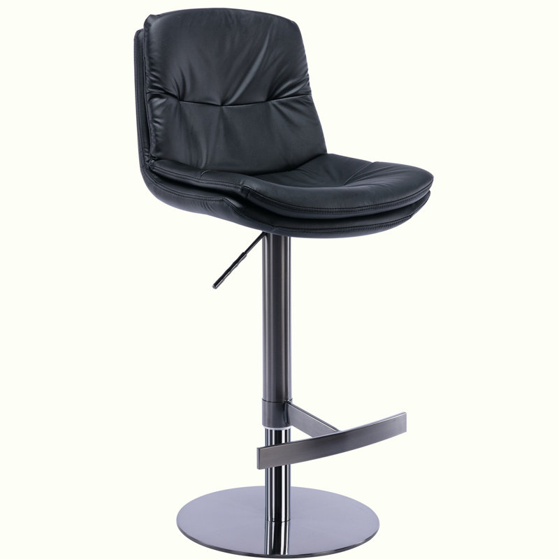 Ensemble de 2 tabourets pivotants Adaline, Noir