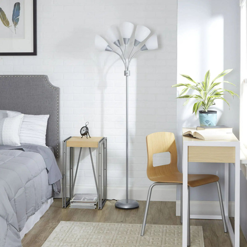 Ellmarie Silver LED Tree Floor Lamp