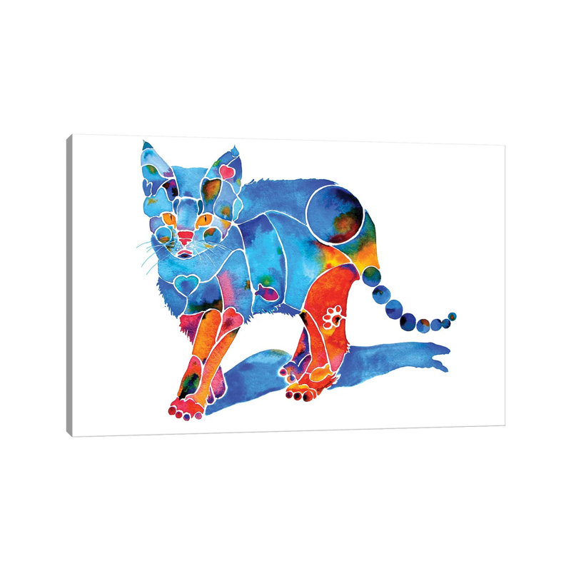Katie Kitty by Jo Lynch - Wrapped Canvas Gallery-Wrapped Canvas Giclée, 45.72cm H x 66.04cm W