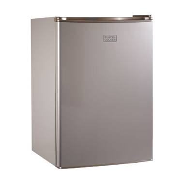 EUHOMY 3.2 Cu.Ft Compact Mini Refrigerator with Freezer, LED Light,  Adjustable Thermostat - Energy Saving for Bedroom, Dorm, Office, Black -  Yahoo Shopping