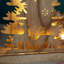 Pre-Lit Tree Reindeer Scene - 38cm Wooden Nordic Christmas Forest Scene with LED Lights-1324700427