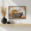 «Fall Plaid Pumpkins on Haystack» par Nicole DeCamp, reproduction d'art-847894416-847894429-847894507