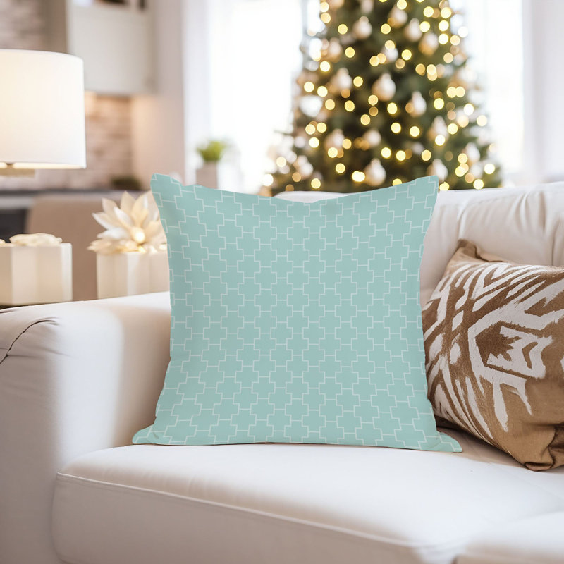 Abstract Mint Pattern IV Patterns Modern, 20"H x 20"W