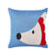 Kapisa Animal Print Blue Square Throw Cushion